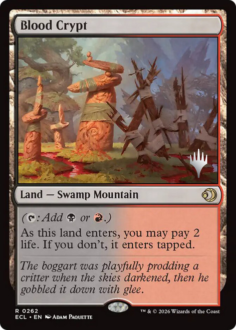 Blond Crypt 血の墓所 FOIL 008/045 MTG Blood Crypt | Lorwyn Eclipsed | Star City Games