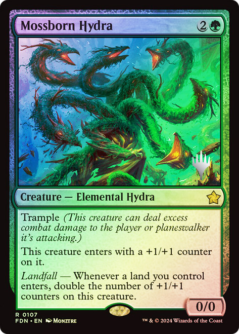 Mossborn Hydra (Promo Pack) (Foundations)
Promo
Single
Magic: The Gathering