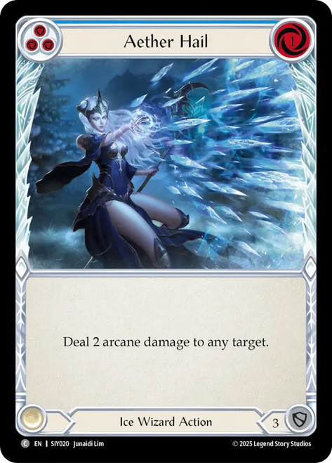 Aether Hail (Blue)
Iyslander Silver Age Deck
Single
Flesh and Blood