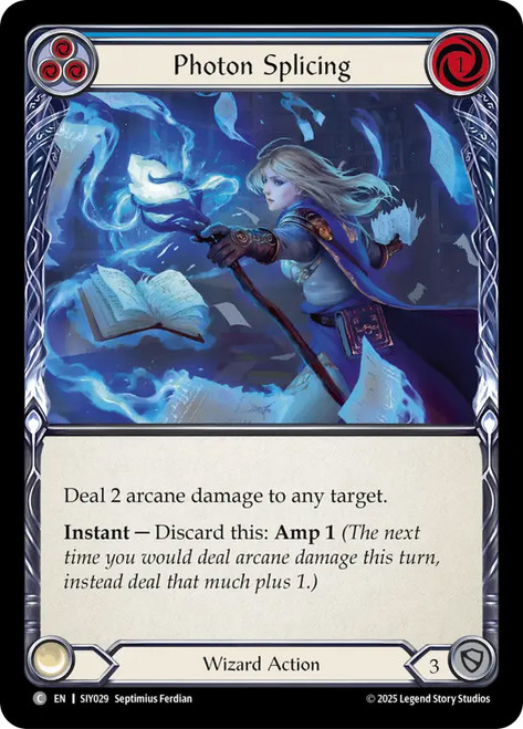 Photon Splicing (Blue)
Iyslander Silver Age Deck
Single
Flesh and Blood