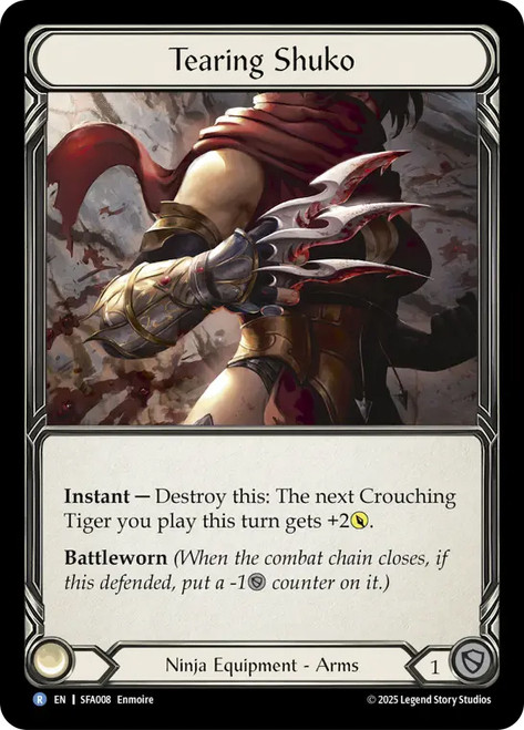 Tearing Shuko
Fai Silver Age Deck
Single
Flesh and Blood