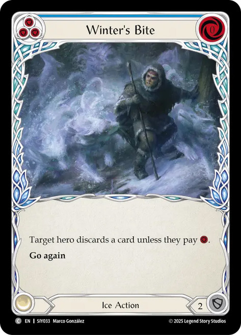 Winter's Bite (Blue)
Iyslander Silver Age Deck
Single
Flesh and Blood