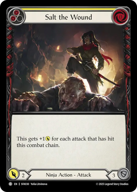 Salt the Wound
Fai Silver Age Deck
Single
Flesh and Blood