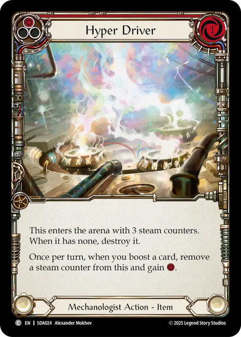 Hyper Driver (Red)
Dash Silver Age Deck
Single
Flesh and Blood