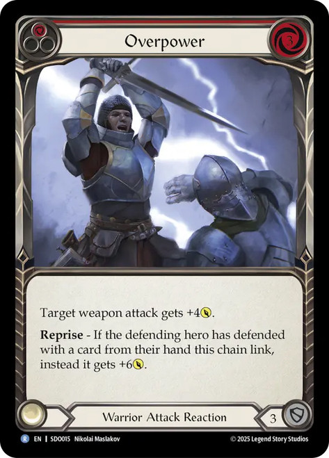 Overpower (Red)
Dorinthea Silver Age Deck
Single
Flesh and Blood