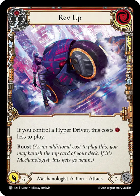 Rev Up (Red)
Dash Silver Age Deck
Single
Flesh and Blood