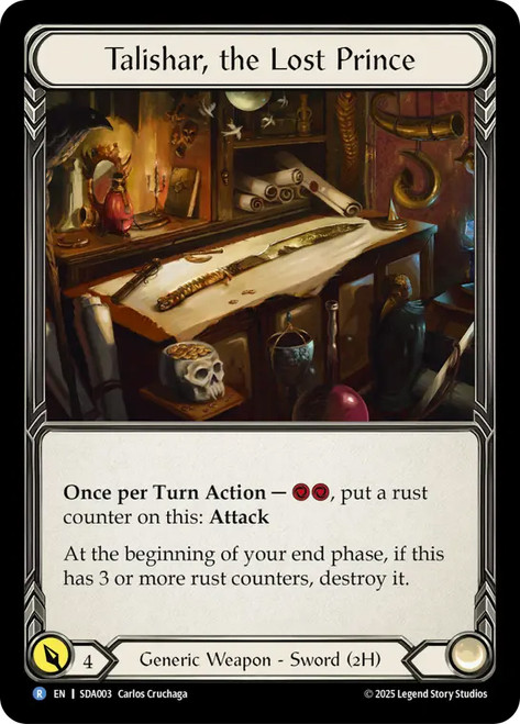 Talishar, the Lost Prince
Dash Silver Age Deck
Single
Flesh and Blood
