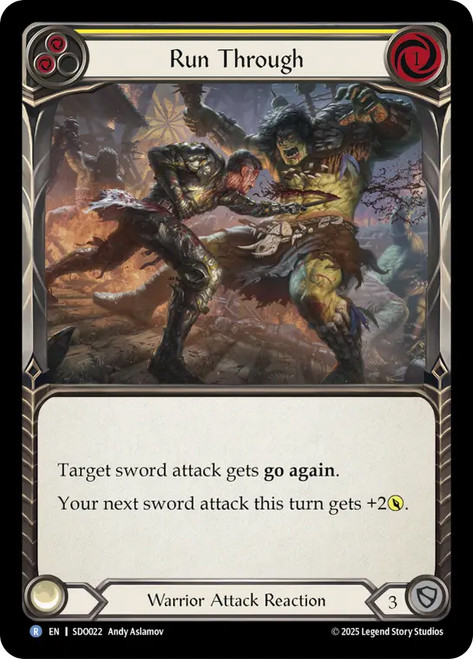 Run Through
Dorinthea Silver Age Deck
Single
Flesh and Blood