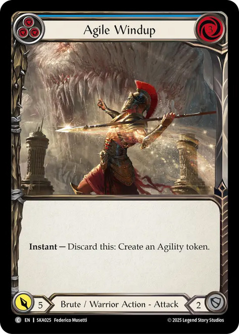 Agile Windup (Blue)
Kayo Silver Age Deck
Single
Flesh and Blood
