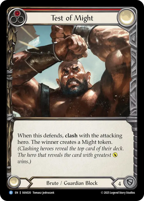 Test of Might
Kayo Silver Age Deck
Single
Flesh and Blood