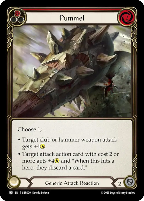 Pummel (Red)
Bravo Silver Age Deck
Single
Flesh and Blood