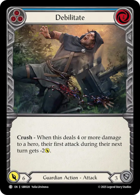 Debilitate (Blue)
Bravo Silver Age Deck
Single
Flesh and Blood