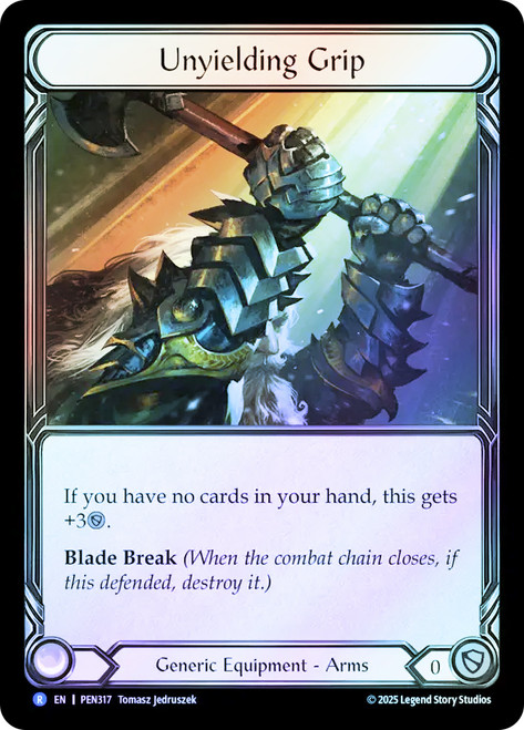 Unyielding Grip
Compendium of Rathe
Single
Flesh and Blood