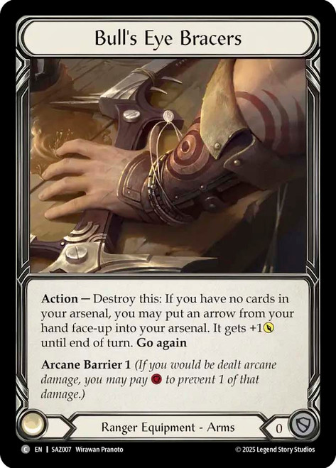 Bull's Eye Bracers
Azalea Silver Age Deck
Single
Flesh and Blood