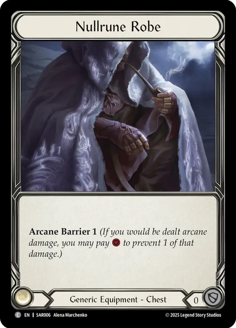 Nullrune Robe
Arakni, Web of Deceit Silver Age Deck
Single
Flesh and Blood