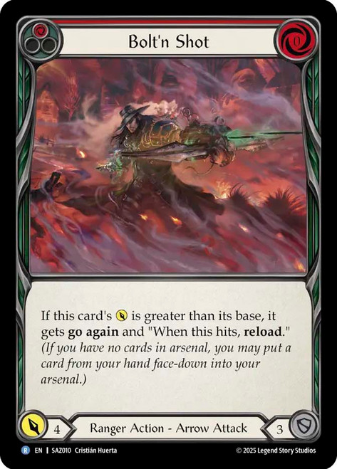 Bolt'n Shot (Red)
Azalea Silver Age Deck
Single
Flesh and Blood