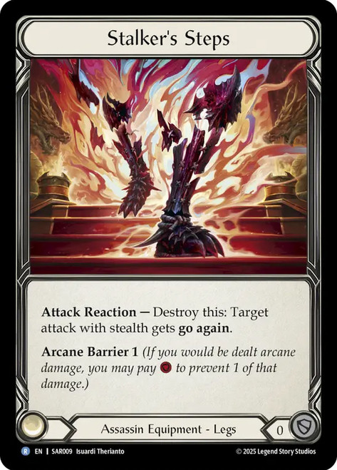 Stalker's Steps
Arakni, Web of Deceit Silver Age Deck
Single
Flesh and Blood