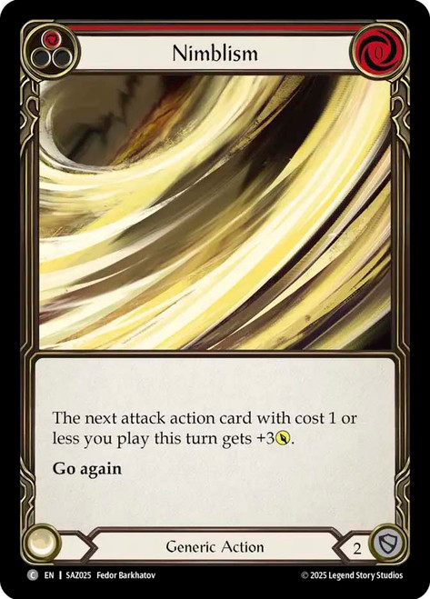 Nimblism (Red)
Azalea Silver Age Deck
Single
Flesh and Blood