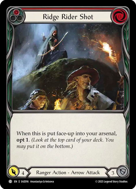 Ridge Rider Shot (Red)
Azalea Silver Age Deck
Single
Flesh and Blood
