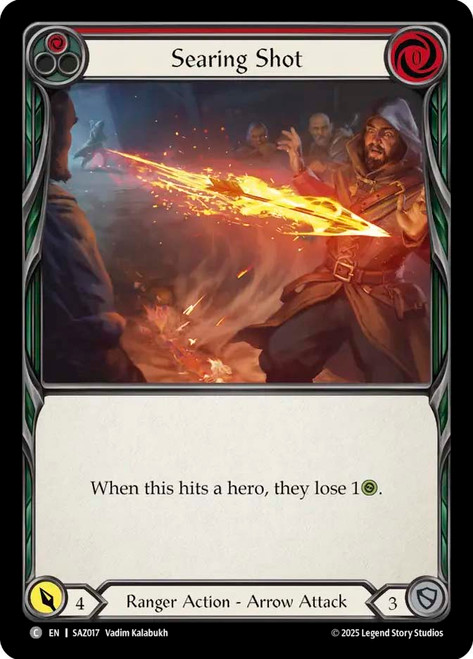 Searing Shot (Red)
Azalea Silver Age Deck
Single
Flesh and Blood