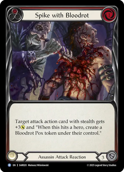 Spike with Bloodrot
Arakni, Web of Deceit Silver Age Deck
Single
Flesh and Blood