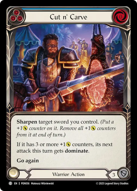 Cut n' Carve (Blue)
Compendium of Rathe
Single
Flesh and Blood