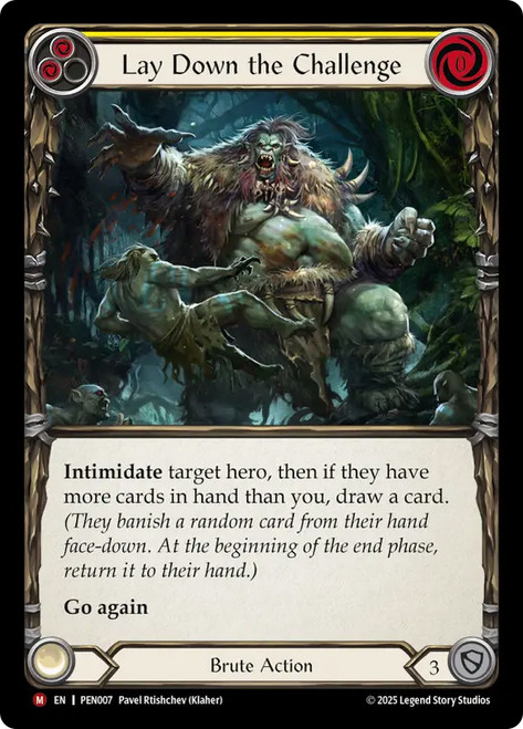 Lay Down the Challenge
Compendium of Rathe
Single
Flesh and Blood