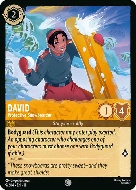 David - Protective Snowboarder
Winterspell
Single
Lorcana