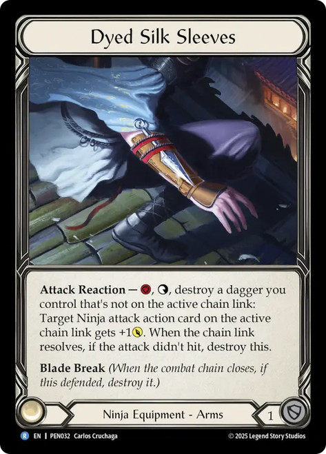 Dyed Silk Sleeves
Compendium of Rathe
Single
Flesh and Blood