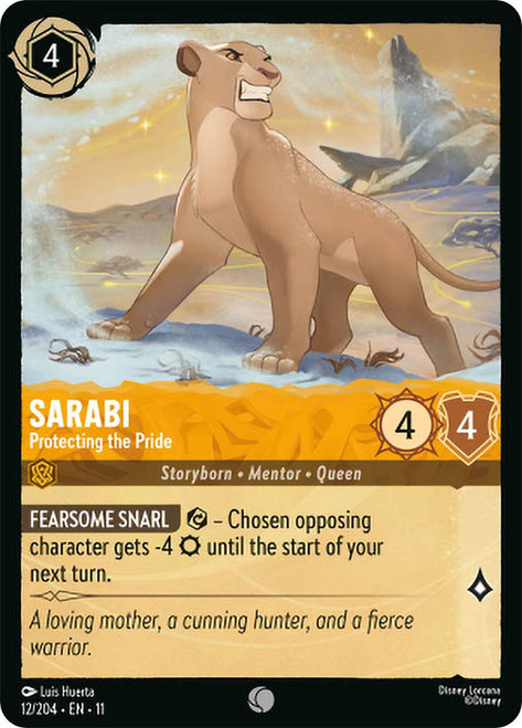 Sarabi - Protecting the Pride
Winterspell
Single
Lorcana