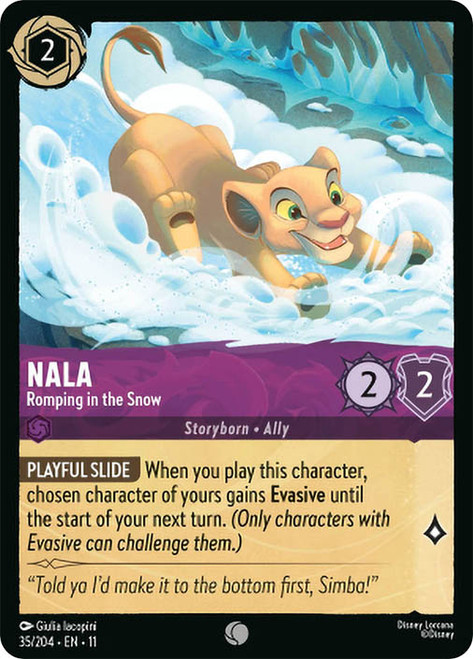 Nala - Romping in the Snow
Winterspell
Single
Lorcana