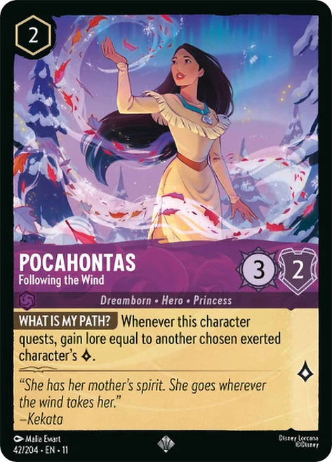 Pocahontas - Following the Wind
Winterspell
Single
Lorcana