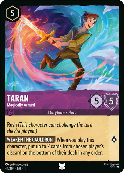 Taran - Magically Armed
Winterspell
Single
Lorcana