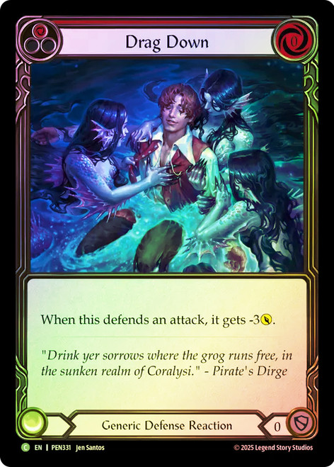 Drag Down (Red)
Compendium of Rathe
Single
Flesh and Blood