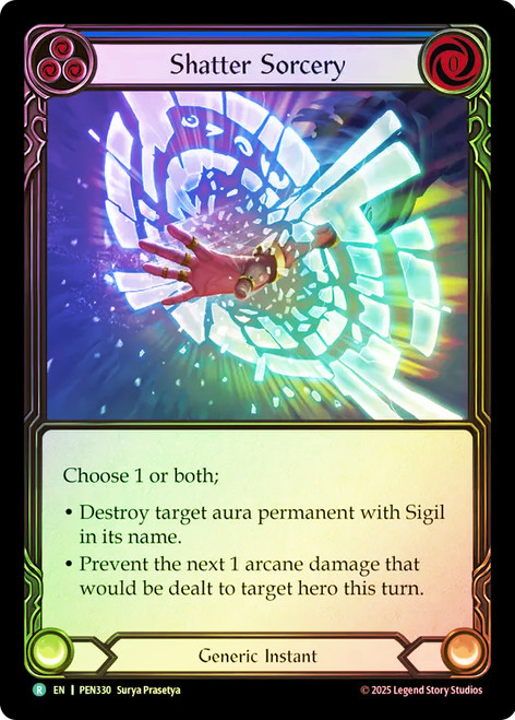 Shatter Sorcery
Compendium of Rathe
Single
Flesh and Blood