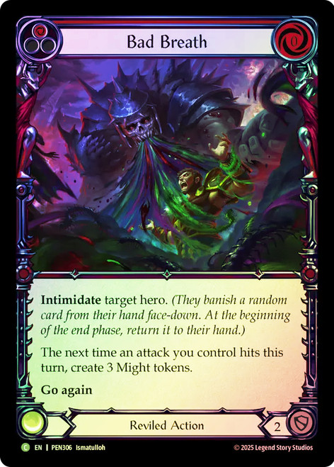 Bad Breath (Red)
Compendium of Rathe
Single
Flesh and Blood