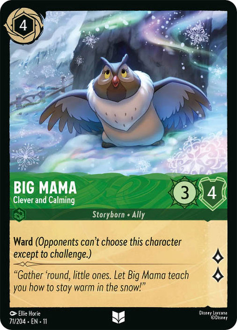 Big Mama - Clever and Calming
Winterspell
Single
Lorcana