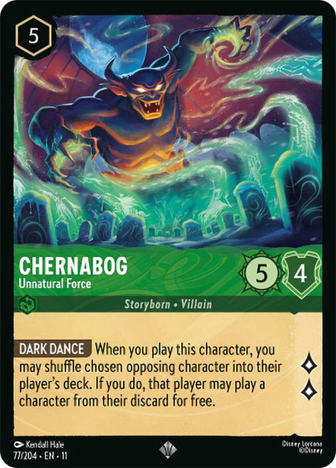 Chernabog - Unnatural Force
Winterspell
Single
Lorcana