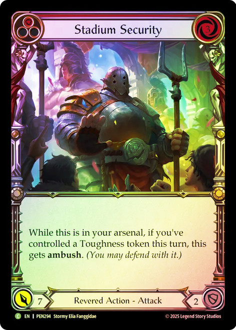 Stadium Security (Red)
Compendium of Rathe
Single
Flesh and Blood