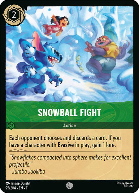 Snowball Fight
Winterspell
Single
Lorcana
