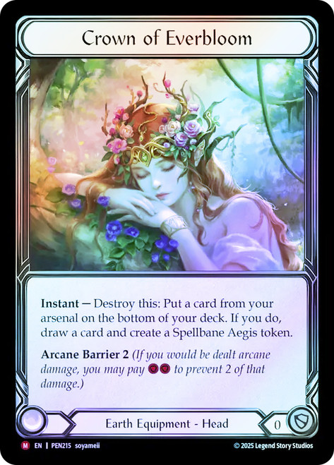 Crown of Everbloom
Compendium of Rathe
Single
Flesh and Blood