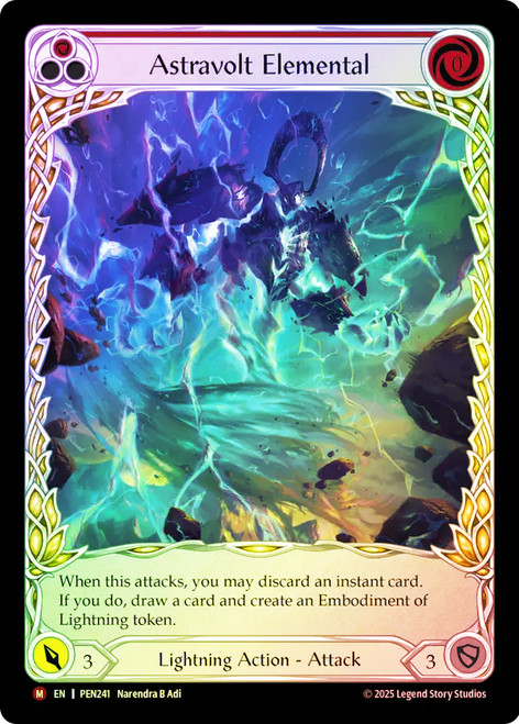 Astravolt Elemental
Compendium of Rathe
Single
Flesh and Blood