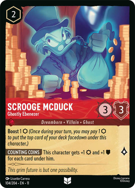 Scrooge McDuck - Ghostly Ebenezer
Winterspell
Single
Lorcana