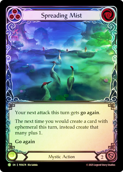 Spreading Mist
Compendium of Rathe
Single
Flesh and Blood