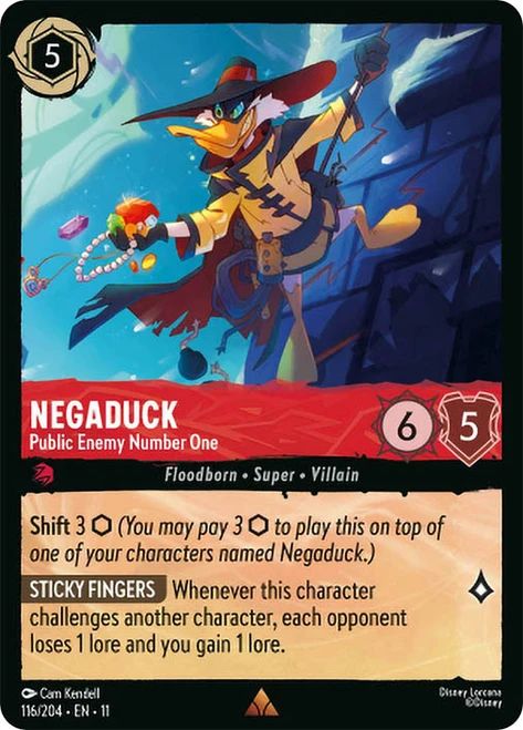 Negaduck - Public Enemy Number One
Winterspell
Single
Lorcana