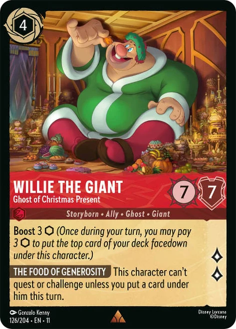 Willie the Giant - Ghost of Christmas Present
Winterspell
Single
Lorcana