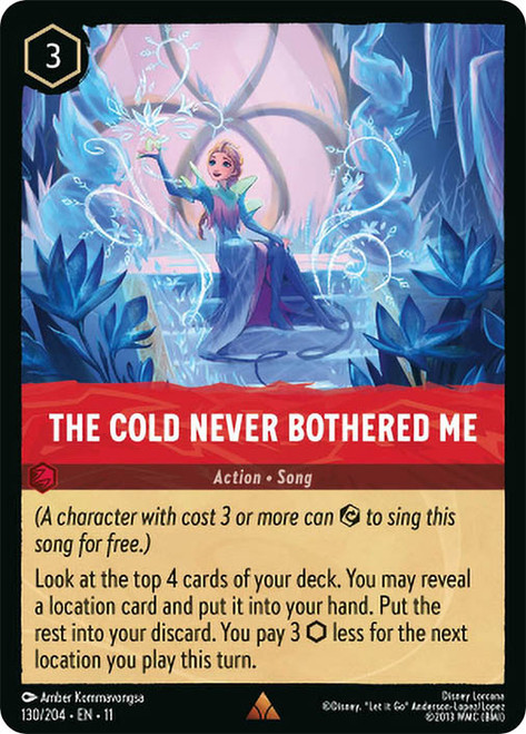 ロルカナ　エルサ The Cold Never Bothered Me　エンチャ The Cold Never Bothered Me | Winterspell | Star City Games