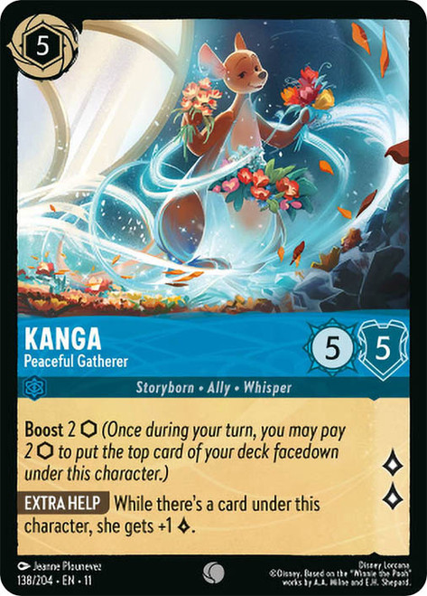 Kanga - Peaceful Gatherer
Winterspell
Single
Lorcana