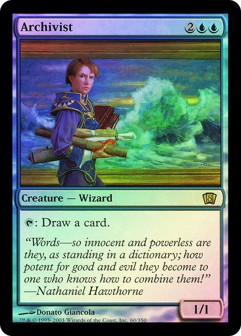 Archivist\n8th Edition\nSingle\nMagic The Gathering