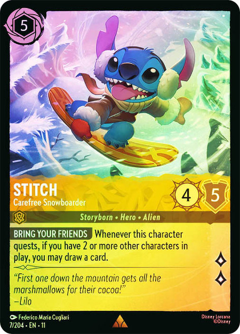 Stitch - Carefree Snowboarder (Epic) | Winterspell | Star City Games